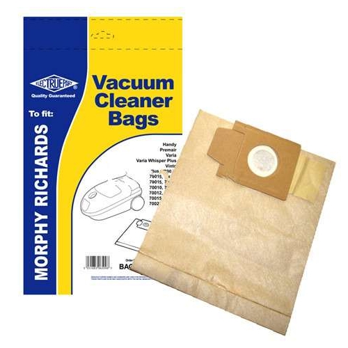 Dust Bag For Morphy Richards Family & Pets 73275 Pack of 5 Type: 01 & 87